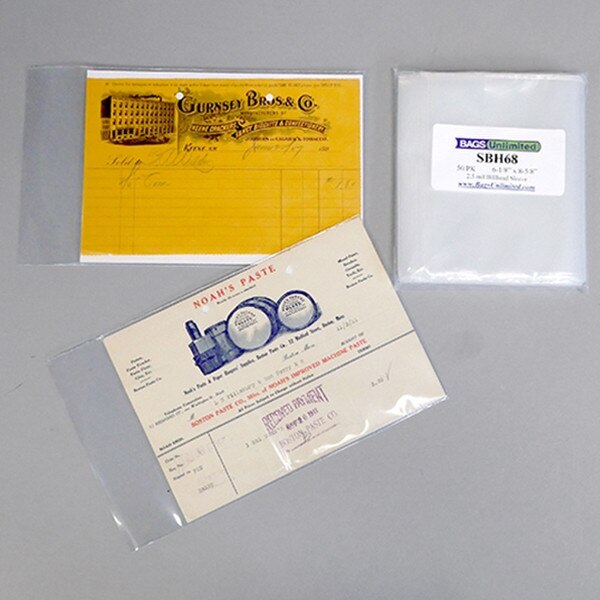 Sleeves for Billheads